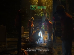 Alcantarillado curado en el lugar Revestimiento CIPP curado con rayos UV Materia húmeda Contratistas en bruto Subterráneo Sin excavación