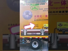 Formación de resina de vidrio y poliéster revestimiento UV CIPP Instalación rápida con resina UP