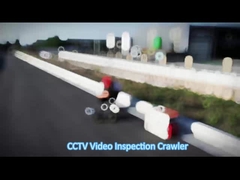 Cámara de alta definición CCTV Rastreador de tuberías con longitud de cable de 130m Durable