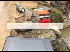 Video inspección cámara de circuito cerrado para aplicaciones municipales DN250-1500 de amplio alcance