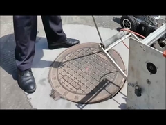 Control inalámbrico CCTV cámara de inspección de tuberías con cable fuerte y luz