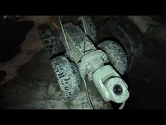 Equipo robotizado de inspección de tuberías CCTV con orugas, marco de elevación especial