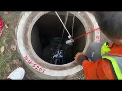 Enchufe trasero de la cámara de inspección de tuberías de drenaje con orugas CCTV inalámbrica para defectos en tuberías de alcantarillado