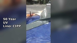 50 años de reparación de alcantarillado con revestimiento CIPP UV sin excavación