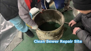 Empaquetadora final para reparación de alcantarillado sin zanja para instalación de revestimiento UV