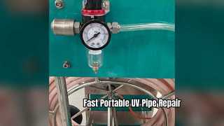 Sistema portátil de reparación de tuberías UV CIPP DN100 a DN250