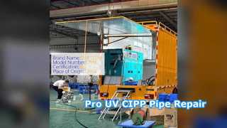 UV CIPP Trenchless Pipe Repair System DN200 to DN1800