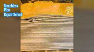 Solución de reparación de tuberías con revestimiento de curado UV