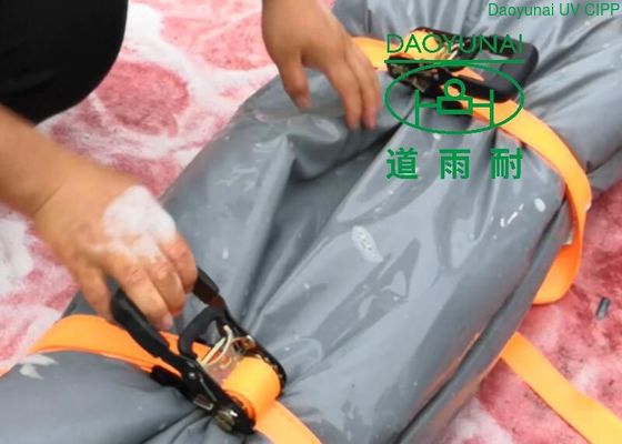 fontanería trenchless curada guarnición ultravioleta de la reparación de la construcción de la máquina en el lugar del tubo del cipp de la presión