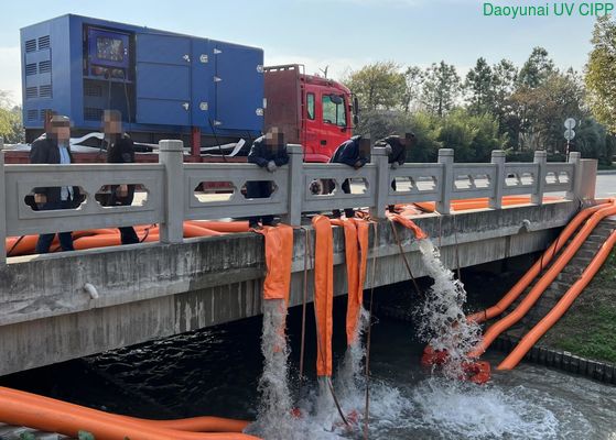 Bomba de drenaje de acero inoxidable de alto caudal y alta presión con generador diésel para control de inundaciones
