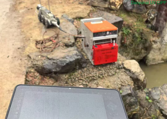 Video inspección cámara de circuito cerrado para aplicaciones municipales DN250-1500 de amplio alcance