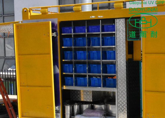 La red municipal curada ULTRAVIOLETA del drenaje de la renovación del camión del vapor CIPP integró
